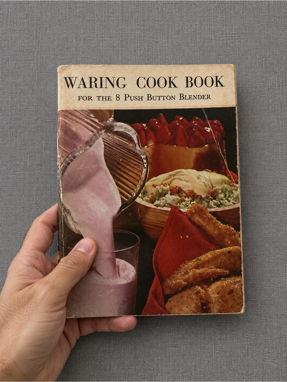 Vintage Waring Blender Cook book 1968 Paperback